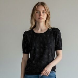 Jones New York Beaded Blouse